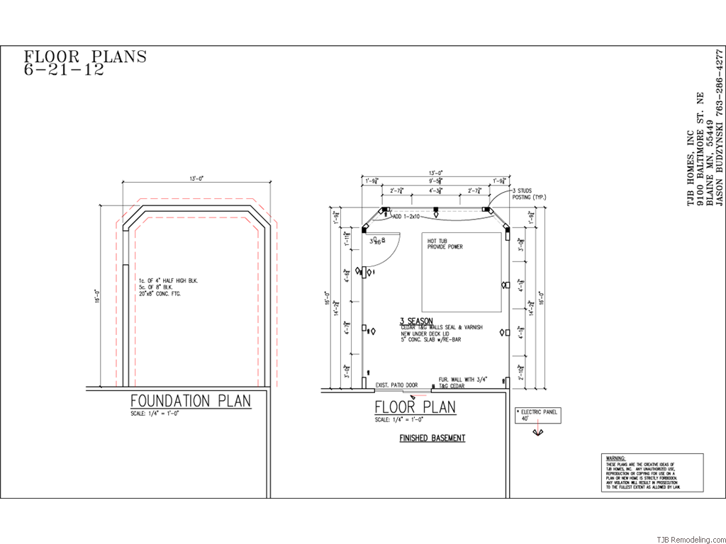 Deck Floor Plans