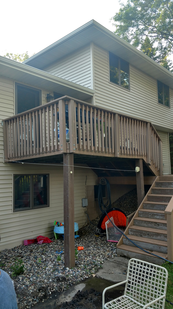 Before - deck