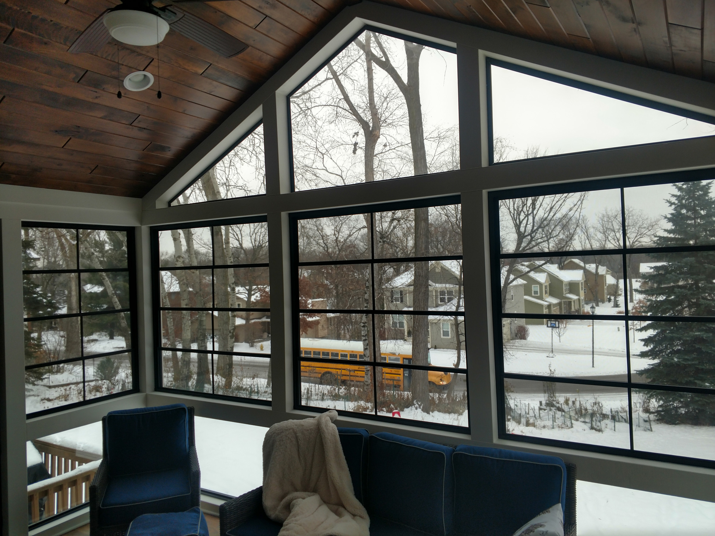 Floor to Ceiling glass