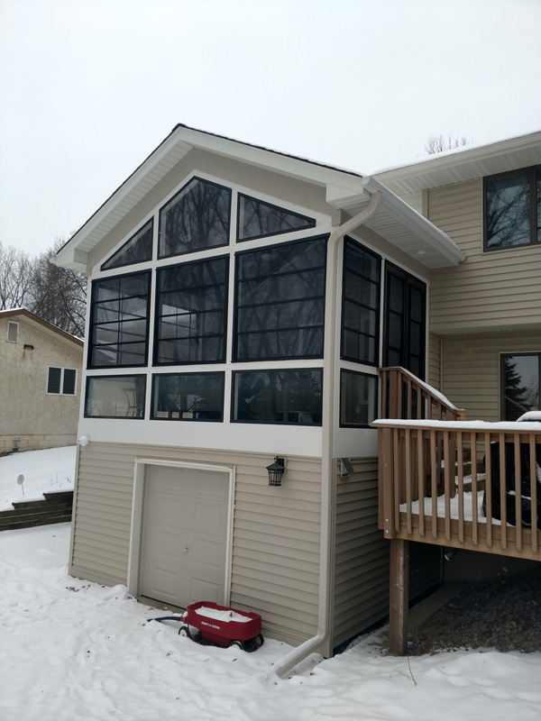 Unique design by adding a storage garage below