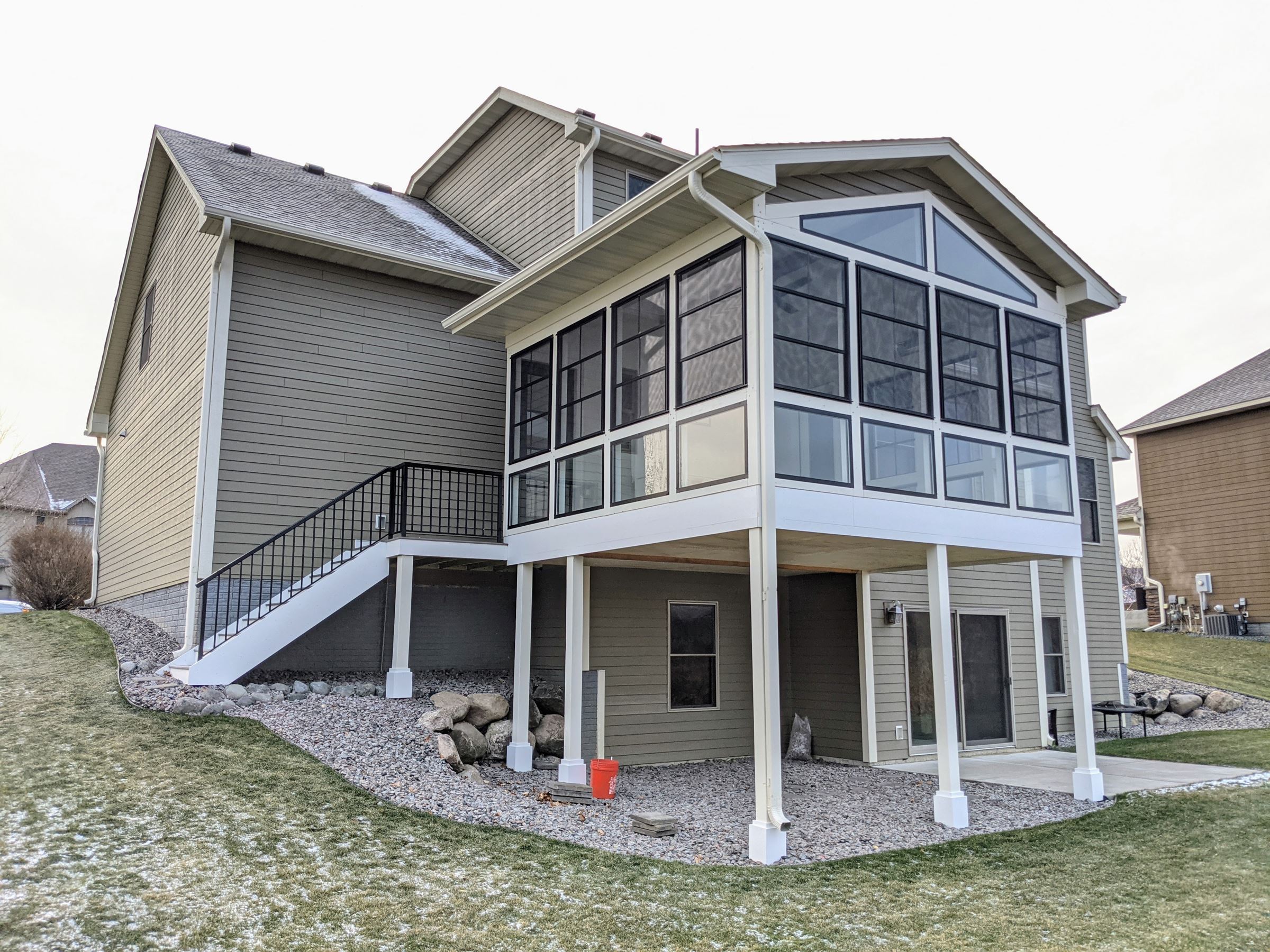 Notice the enhanced curb appeal