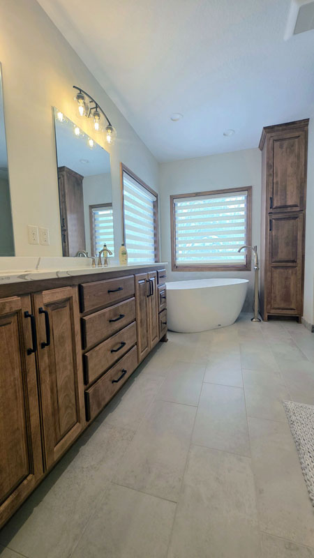 &ldquo;Bigger shower please&rdquo; Ham Lake Master Bathroom Remodel