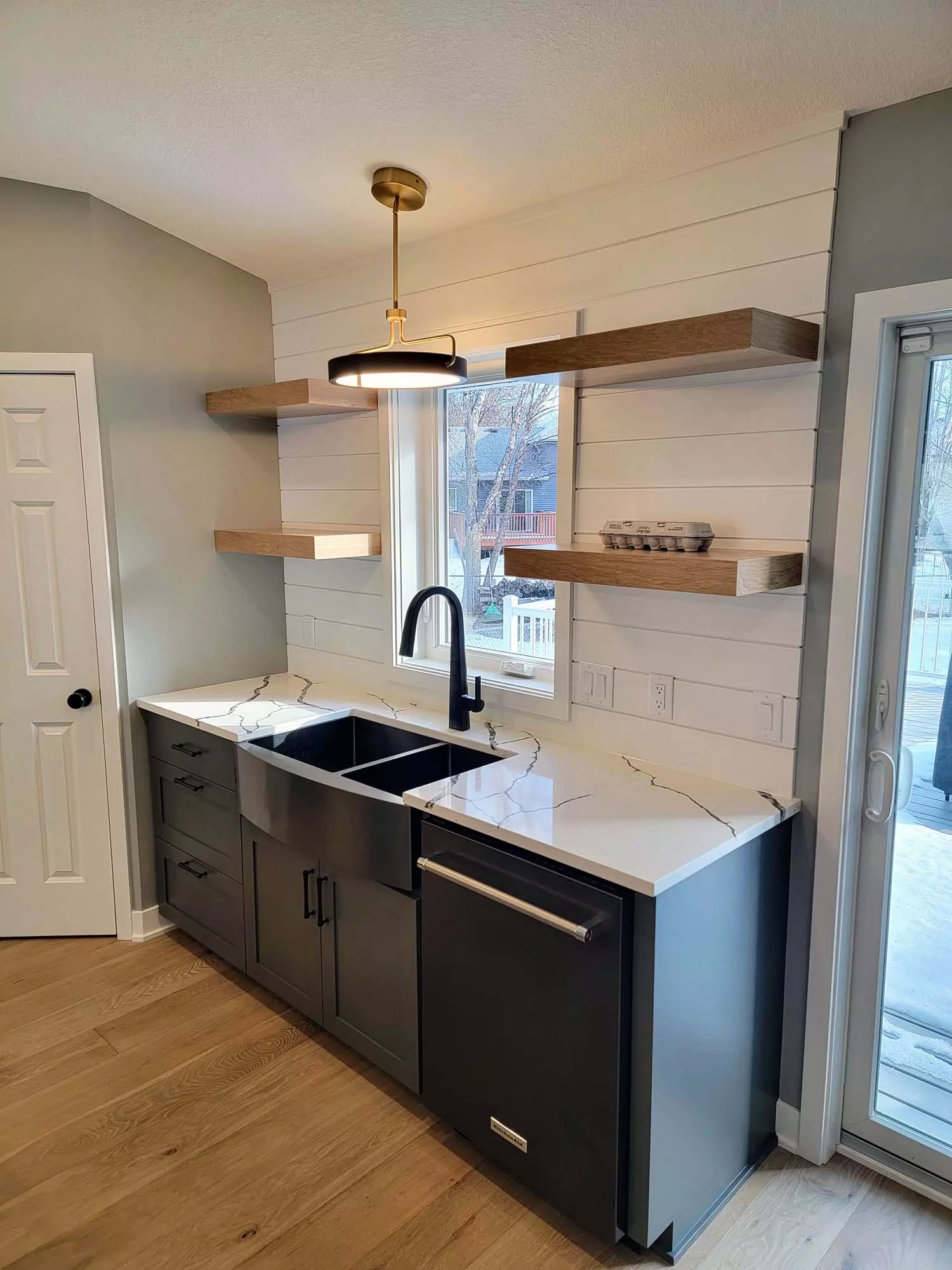 Matte Black Stainless-Steel sink, Apron Front