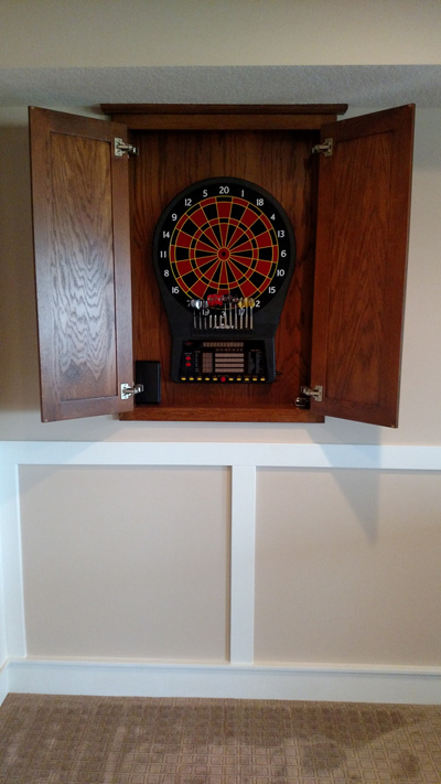 Custom Darts Cabinet