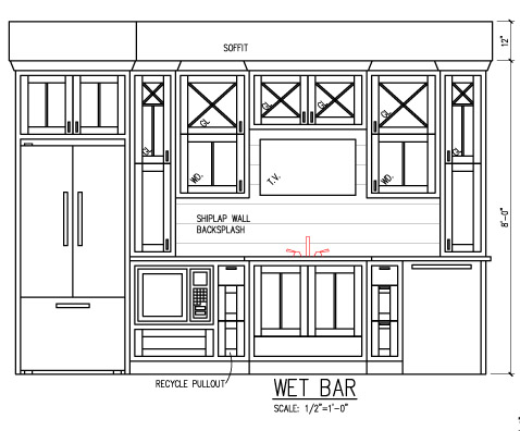 Plans -  Wet Bar