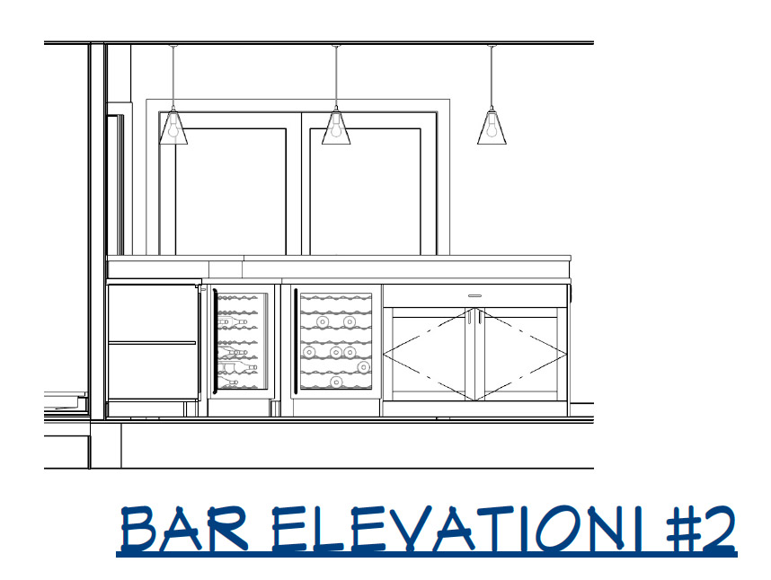 Champlin Wet Bar Elevation Plan