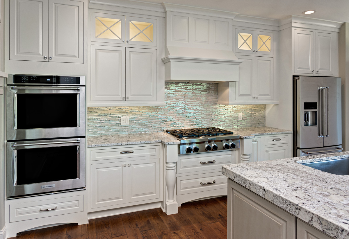 Beautiful White Kitchen Island